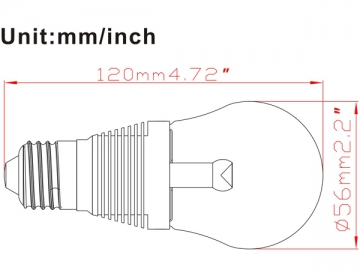 5W LED 電球A55