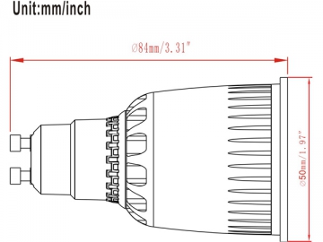 8W GU10 反射板付きLED スポットライト