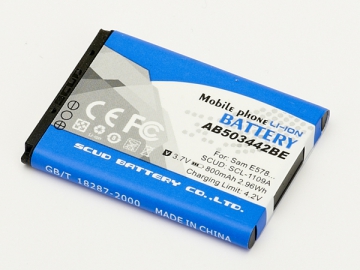 AB503442BE Samsung携帯電話用リチウムイオン電池