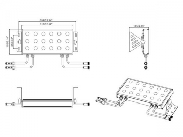 DMX 3-in-1角形投光器