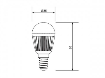 1W LED 전구