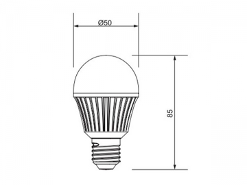 3W LED 전구