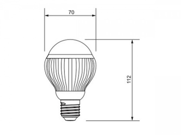 5W LED 전구