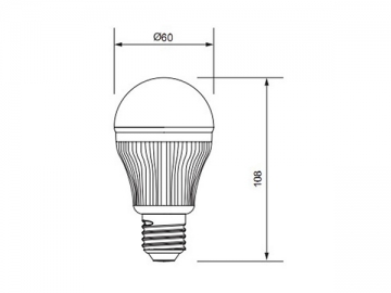 5W LED 전구