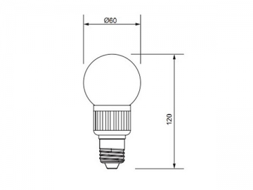 5W LED 전구