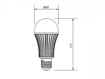 5W LED 전구