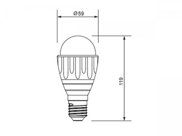 5W LED 전구