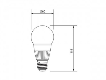 5W LED 전구