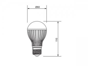 5W LED 전구