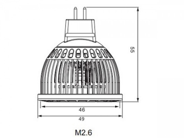 MR16 LED 반사컵 램프