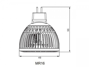 MR16 LED 반사컵 램프