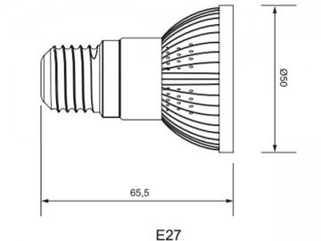 PAR16 E27LED 반사컵 램프