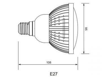 PAR30 E27LED 반사컵 램프