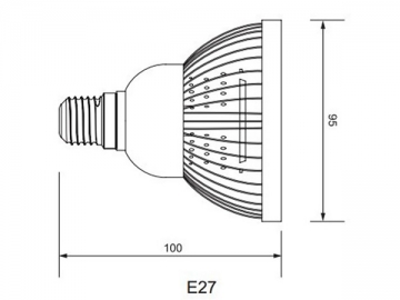 PAR30 E27LED 반사컵 램프