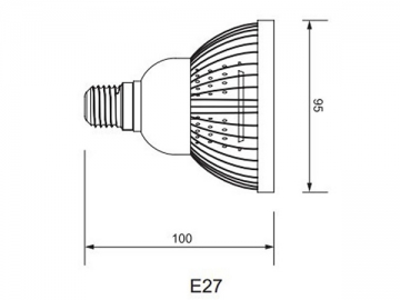 PAR30 E27LED 반사컵 램프