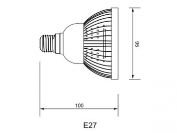 PAR30 E27LED 반사컵 램프