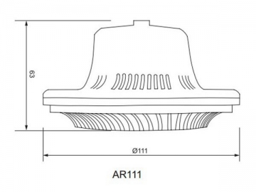 AR111 LED 반사컵 램프