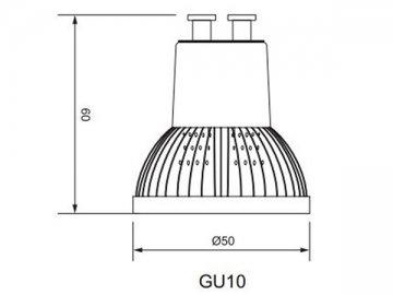 GU10 LED 반사컵 램프