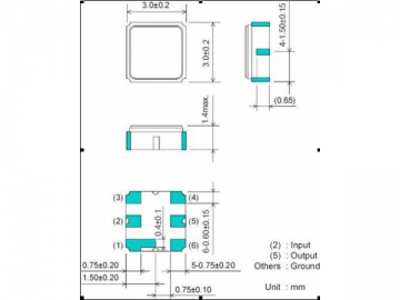 433MHz SAW 共振器